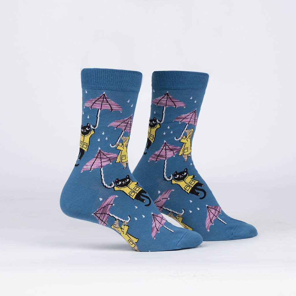 Pettin' in the Rain - Women's Crew Socks