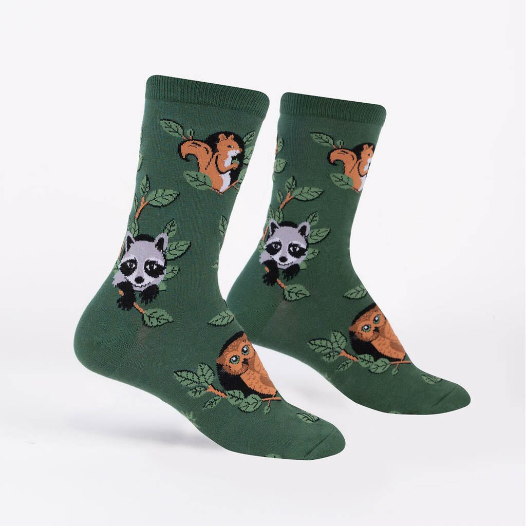 Woodland Watchers - Women's Crew Socks