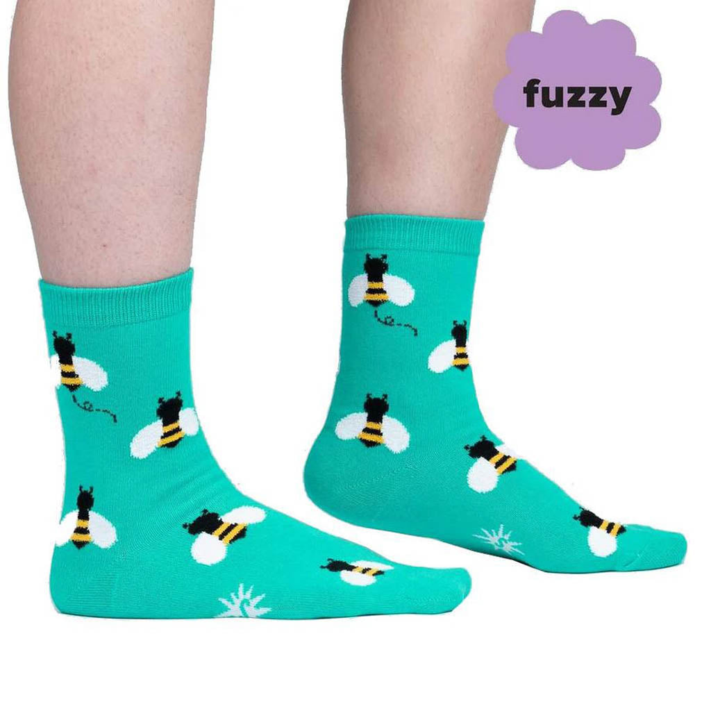 Bee Happy - Women's Crew Socks