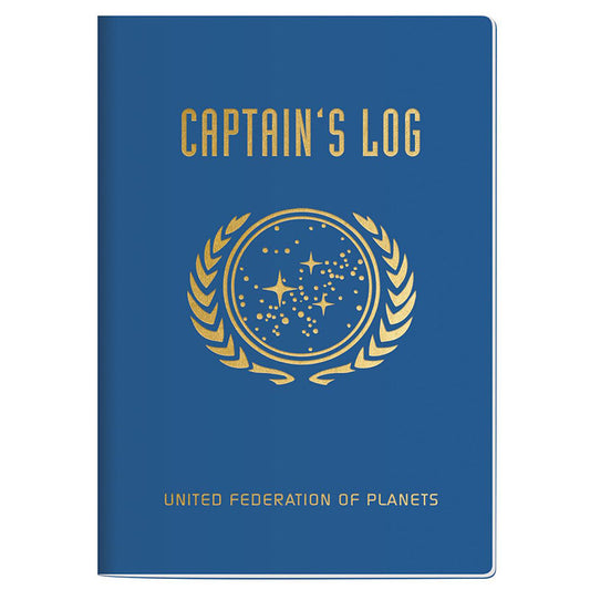 Captains Log Large Notebook - Star Trek