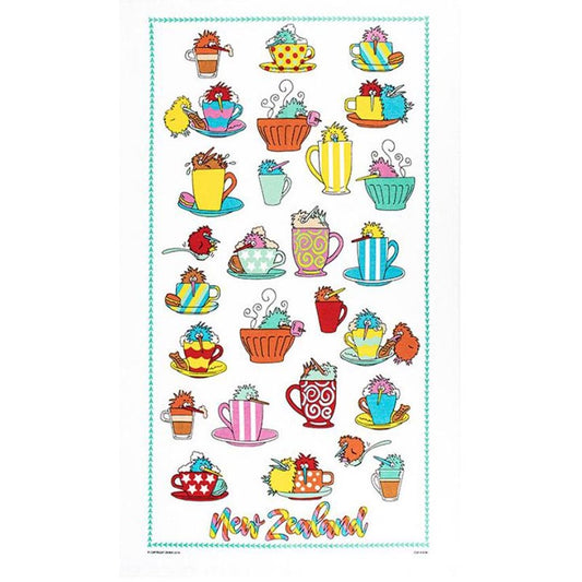 Cup A Kiwi - Tea Towel