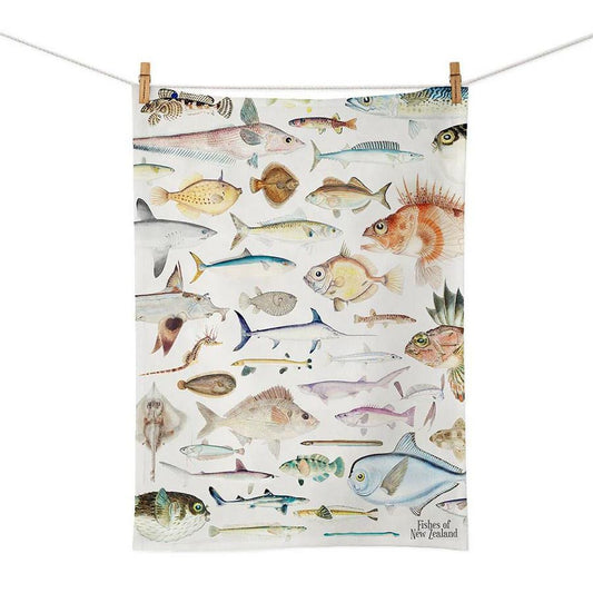 Fishes of New Zealand - Tea Towel