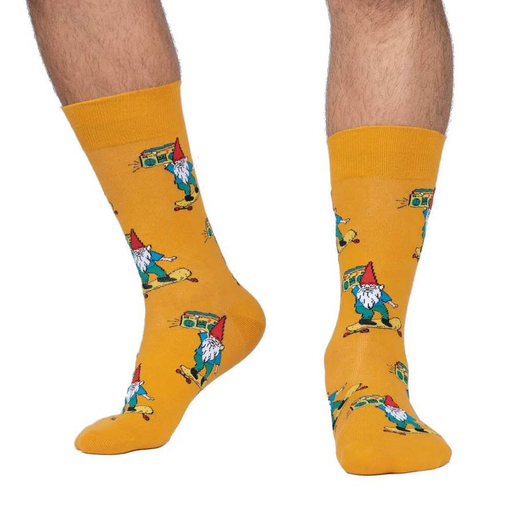 Gnarly Gnome - Men's Crew Socks