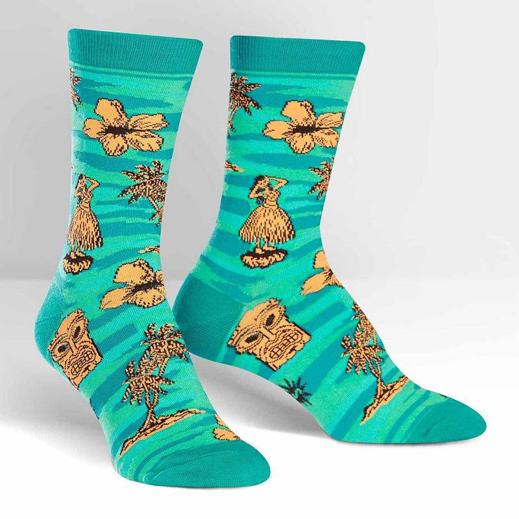 Tiki Toes - Women's Crew Socks