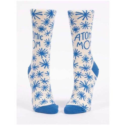 Atomic Mom - Women's Crew Socks Front