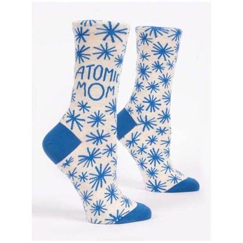 Atomic Mom - Women's Crew Socks - The Red Dog Gift Shop NZ