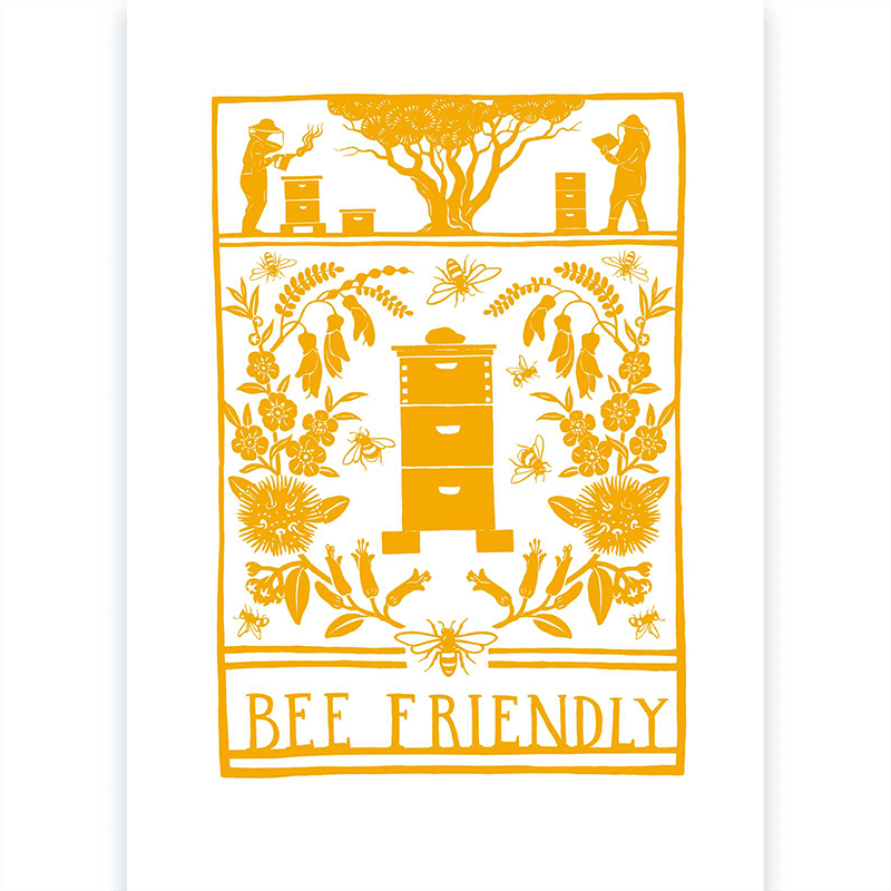 Bee Friendly - Tea Towel Wolfkamp & Stone