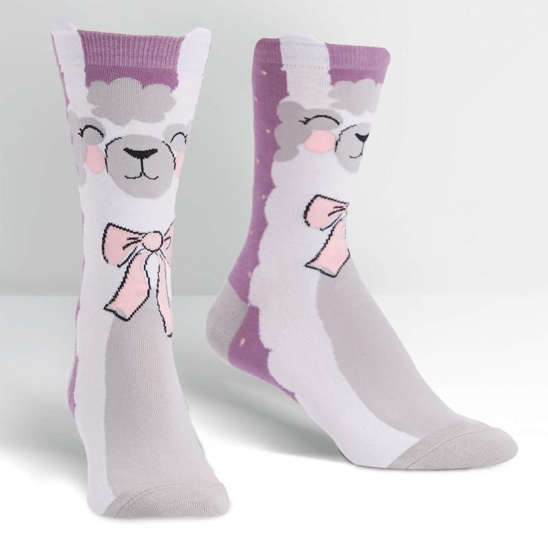 Gllama-rous - Women's Crew Socks - The Red Dog Gift Shop