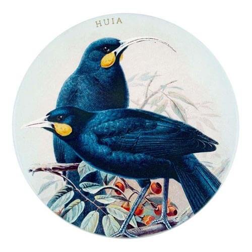 Huia Prestige Ceramic Coaster - The Red Dog Gift Shop NZ