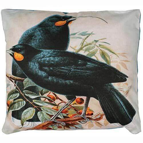 Huia Prestige Cushion Cover - The Red Dog Gift Shop NZ