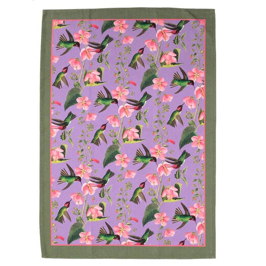 Hummingbirds - Modgy 100% Cotton Tea Towel - The Red Dog Gift Shop NZ