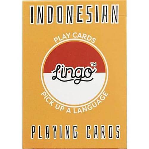 Indonesian - Lingo Playing Cards - The Red Dog Gift Shop NZ