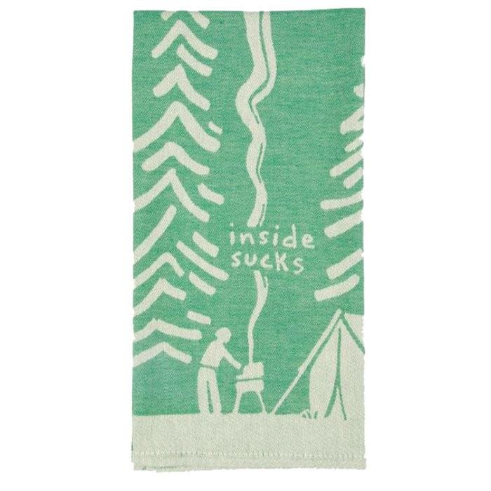 Inside Sucks - Dish Towel - The Red Dog Gift Shop NZ