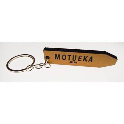 Motueka - AA Road Sign Keyring - The Red Dog Gift Shop NZ