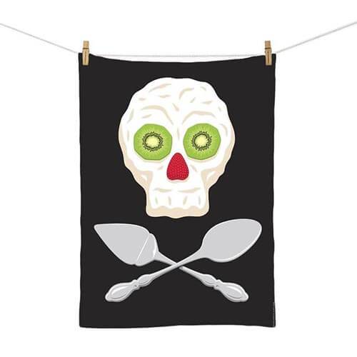 Pavlova Pirate - Tea Towel - The Red Dog Gift Shop NZ