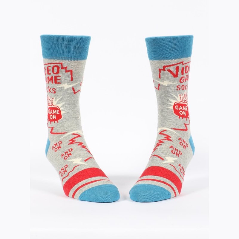 Video Game Socks - Men's Crew Socks - The Red Dog Gift Shop