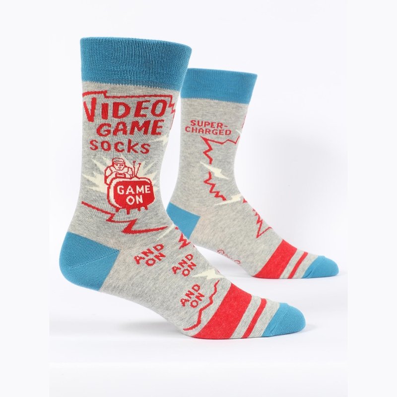 Video Game Socks - Men's Crew Socks - The Red Dog Gift Shop